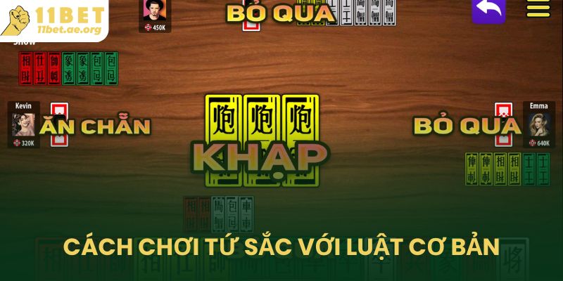 Cách chơi Tứ Sắc với luật cơ bản